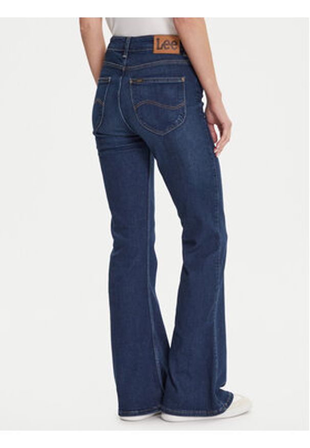 Lee Jeansy Breese 112354456 Granatowy Bootcut Fit. Kolor: niebieski