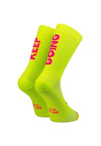 SPORCKS - Skarpetki Sporcks Keep Going. Kolor: żółty #1