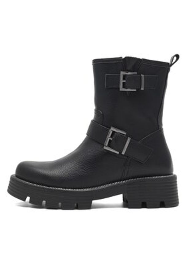 Jenny Fairy Botki HONORINE WS6109-03 Czarny. Kolor: czarny. Materiał: syntetyk