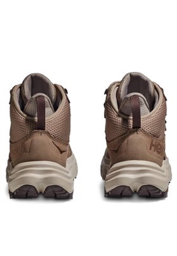 HOKA - Hoka Trekkingi Anacapa 2 Mid Gtx GORE-TEX 1141633 Szary. Kolor: szary. Materiał: skóra, nubuk. Technologia: Gore-Tex. Sport: turystyka piesza
