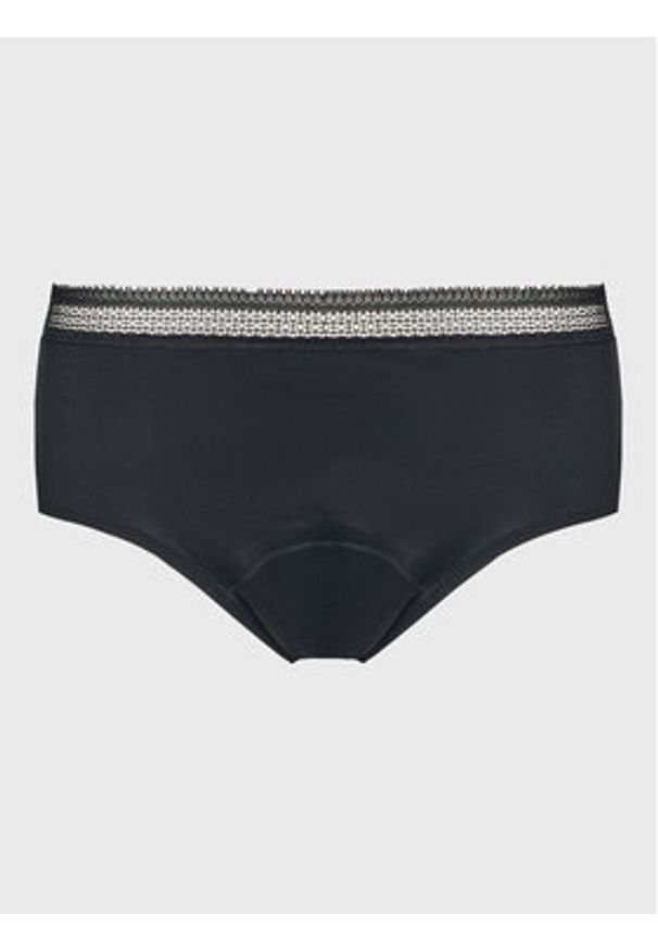 Chantelle Majtki menstruacyjne Period C16L40 Czarny. Kolor: czarny. Materiał: syntetyk
