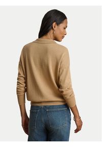 Lauren Ralph Lauren - LAUREN RALPH LAUREN Sweter 200P14056004 Beżowy Regular Fit. Kolor: beżowy. Materiał: bawełna #2