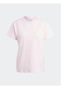 Adidas - adidas T-Shirt Embroidered IS4288 Różowy Regular Fit. Kolor: różowy. Materiał: bawełna #6