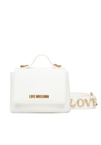 Love Moschino - Torebka LOVE MOSCHINO. Kolor: biały