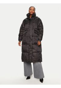 Pinko - PINKO Płaszcz zimowy Insegna 103818 A1ZR Czarny Regular Fit. Kolor: czarny. Materiał: syntetyk. Sezon: zima