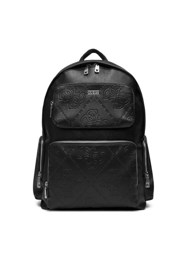 Guess Plecak HMBOMG P5442 Czarny. Kolor: czarny. Materiał: skóra