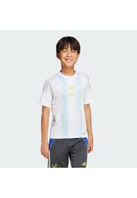 Adidas - Koszulka Messi Training Kids. Kolor: biały, wielokolorowy, niebieski