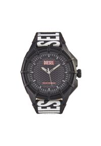 Diesel Zegarek Framed Solar DZ4654 Czarny. Kolor: czarny. Materiał: materiał #1