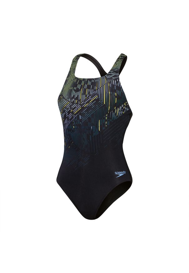 Damski kostium kąpielowy 1-częściowy Speedo Eco+M. Kolor: czarny, zielony, wielokolorowy