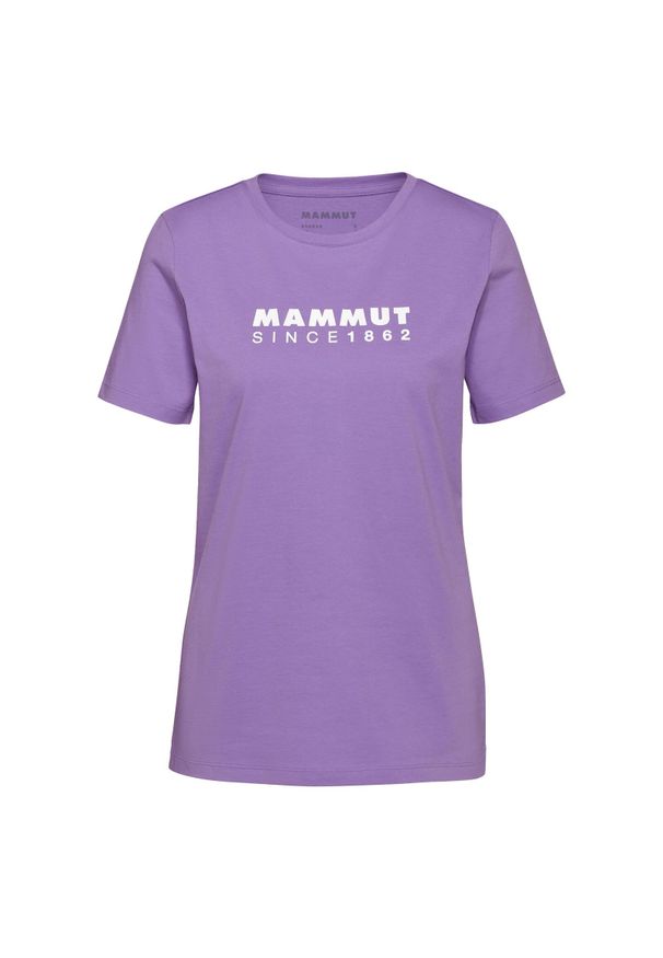 Koszulka damska Mammut Core Classic. Kolor: fioletowy. Sport: joga i pilates, taniec