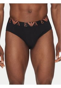 Emporio Armani Underwear Komplet 3 par slipów EM000258 AF10778 MC061 Czarny. Kolor: czarny. Materiał: bawełna