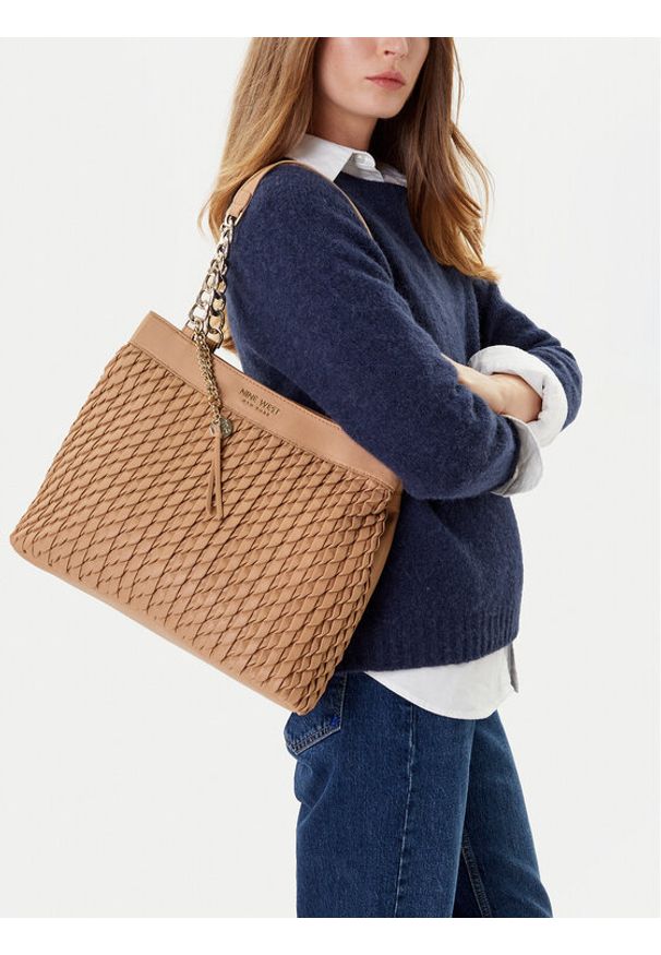 Nine West Torebka CEO-DAKOTA-II-LDA8007 Beżowy. Kolor: beżowy