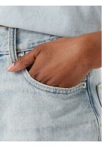 TOMMY HILFIGER - Tommy Hilfiger Szorty jeansowe WW0WW49578 Niebieski Wide Fit. Kolor: niebieski. Materiał: bawełna #4