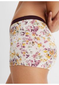 bonprix - Bokserki damskie (4 pary), bawełna organiczna. Kolor: beżowy. Materiał: bawełna #2