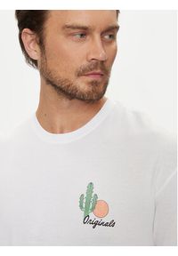 Jack & Jones T-Shirt Bradley 12264414 Biały Relaxed Fit. Kolor: biały. Materiał: bawełna #5