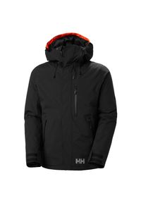 Kurtka narciarska z kapturem Helly Hansen Springbo. Typ kołnierza: kaptur. Kolor: czarny, pomarańczowy, wielokolorowy. Sezon: zima. Sport: narciarstwo #1
