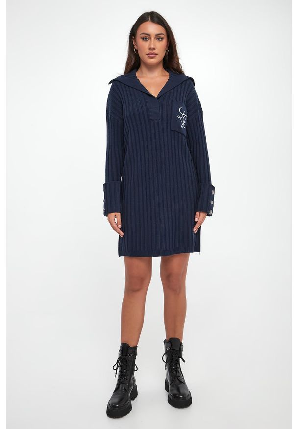 Liu Jo - Sukienka mini wełniana LIU JO. Materiał: wełna. Długość: mini