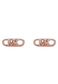 Michael Kors Kolczyki MKC164300791 Różowe złocenie. Materiał: srebrne. Kolor: różowy