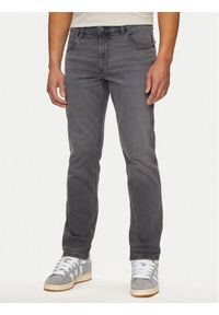 Wrangler Jeansy Greensboro W15Q29Z47 112330502 Szary Straight Leg. Kolor: szary