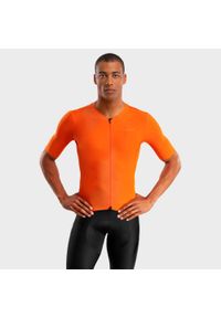 SIROKO - Mężczyzna Kolarstwo Męska ultralekka koszulka rowerowa SRX PRO Altea Soczysty. Kolor: pomarańczowy. Materiał: nylon, jersey. Sport: kolarstwo