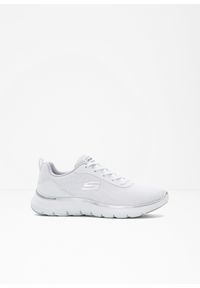 bonprix - Sneakersy Skechers z pianką memory. Kolor: biały