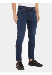 TOMMY HILFIGER - Tommy Hilfiger Jeansy Layton MW0MW33357 Granatowy Slim Fit. Kolor: niebieski