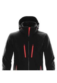 STORMTECH - Męska Kurtka Patrol Soft Shell. Kolor: czarny, czerwony, wielokolorowy. Sport: turystyka piesza