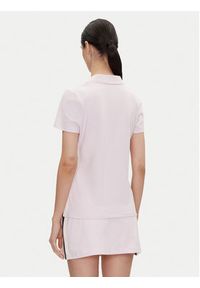 DKNY Sport Polo DP5T1212 Różowy Regular Fit. Typ kołnierza: polo. Kolor: różowy. Materiał: bawełna. Styl: sportowy #4