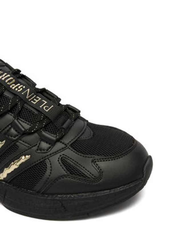 Plein Sport Sneakersy FAES USC0852 STE003N Czarny. Kolor: czarny. Materiał: materiał