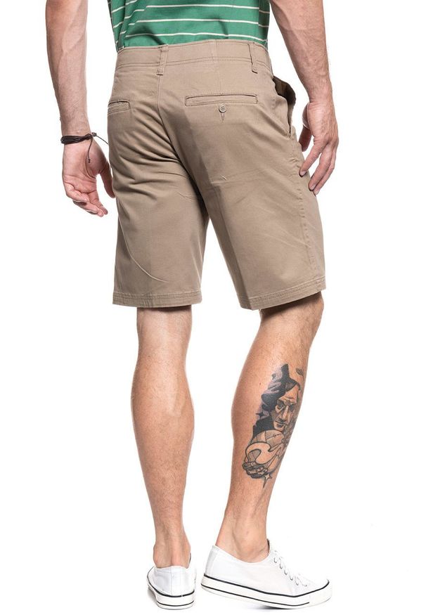 Lee - LEE COMFORT SHORT XM KHAKI L71ZPB08 112119599. Kolor: brązowy