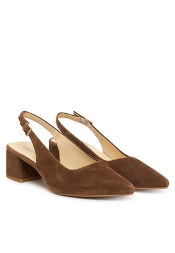 Vagabond Shoemakers Czółenka Marta 5928-140-89 Brązowy. Kolor: brązowy. Materiał: zamsz, skóra