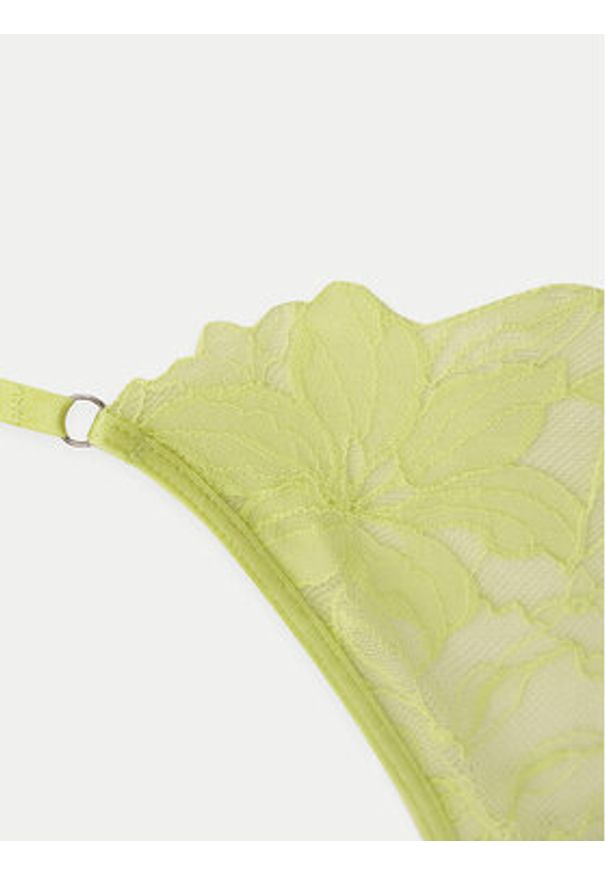 Hunkemöller Stringi Ingrid 300997 Zielony. Kolor: zielony. Materiał: syntetyk