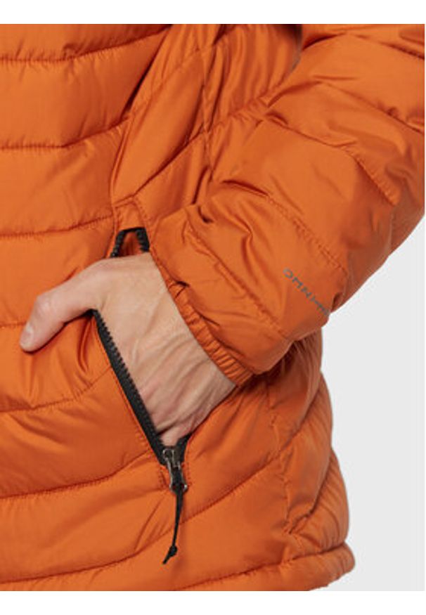columbia - Columbia Kurtka zimowa Powder Lite 1698001 Pomarańczowy Regular Fit. Kolor: pomarańczowy. Materiał: syntetyk. Sezon: zima