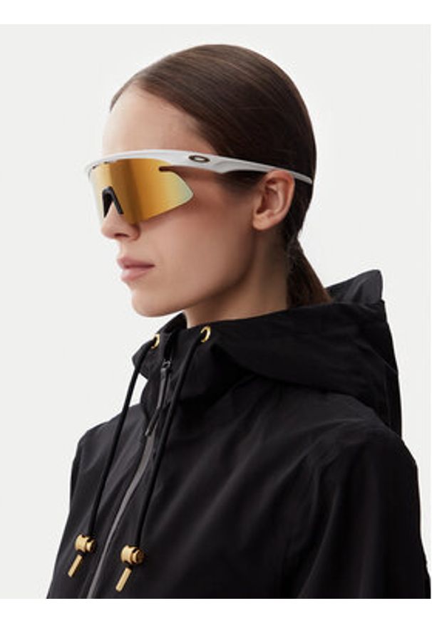Oakley Okulary przeciwsłoneczne Rslv Lite 0OO9527D 95270350 Biały. Kolor: biały