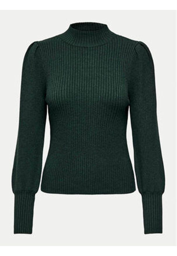 only - ONLY Sweter Katia 15232494 Zielony Regular Fit. Kolor: zielony. Materiał: syntetyk