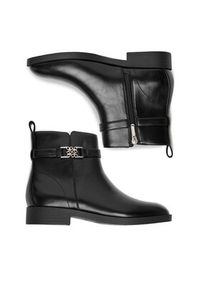 Nine West Botki CEO-NADIM-01 Czarny. Kolor: czarny. Materiał: skóra, materiał #3