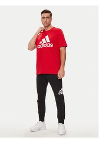 Adidas - adidas T-Shirt Essentials Single Jersey Big Logo T-Shirt IC9352 Czerwony Regular Fit. Kolor: czerwony. Materiał: bawełna #3