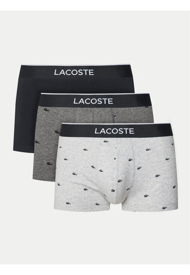 Lacoste Komplet 3 par bokserek 5H1299 Kolorowy. Materiał: bawełna. Wzór: kolorowy