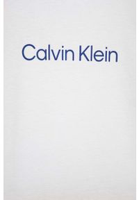 Calvin Klein Underwear piżama bawełniana dziecięca kolor granatowy z nadrukiem. Kolor: niebieski. Materiał: bawełna. Długość: krótkie. Wzór: nadruk #4