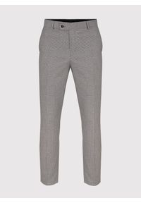 Pako Lorente - PAKO LORENTE – Męskie spodnie garniturowe w kratę w brązowych tonach. Kolor: brązowy. Materiał: poliester, elastan, wiskoza #3
