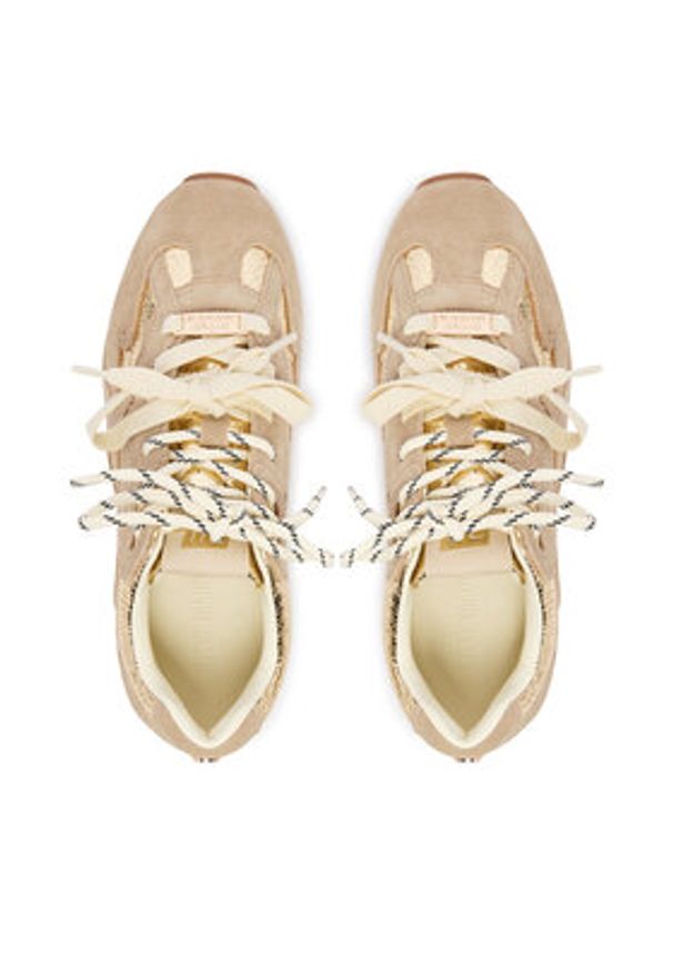 Steve Madden Sneakersy Asiel 11005159 Złoty. Kolor: złoty. Materiał: skóra