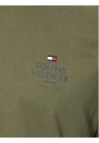 TOMMY HILFIGER - Tommy Hilfiger T-Shirt MW0MW36500 Zielony Regular Fit. Kolor: zielony. Materiał: bawełna #5