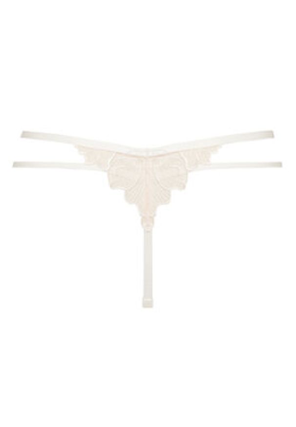 Hunkemöller Stringi Lauren 300904 Écru. Materiał: syntetyk