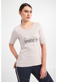 Sportalm - T-SHIRT LIANA SPORTALM. Wzór: nadruk, haft, kolorowy #1