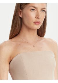 Tory Burch Naszyjnik Miller Pendant Necklace 137185 Złoty. Materiał: metalowe. Kolor: złoty
