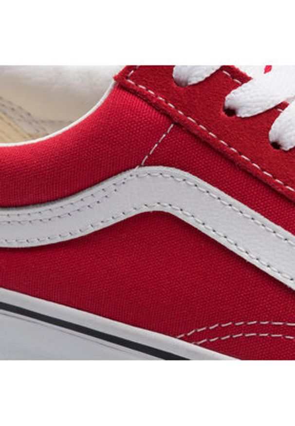 Vans Tenisówki Old Skool VN0A4BV5JV61 Czerwony. Kolor: czerwony. Materiał: zamsz, skóra