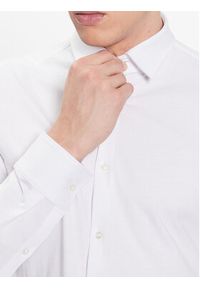Hugo Koszula 50479394 Biały Slim Fit. Kolor: biały. Materiał: bawełna