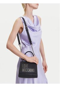 Love Moschino - LOVE MOSCHINO Torebka JC4024PP1MKD000B Czarny. Kolor: czarny. Materiał: skórzane
