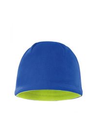 RESULT WINTER ESSENTIALS - Polarowa Czapka Dwustronna. Kolor: wielokolorowy, niebieski, zielony. Materiał: polar