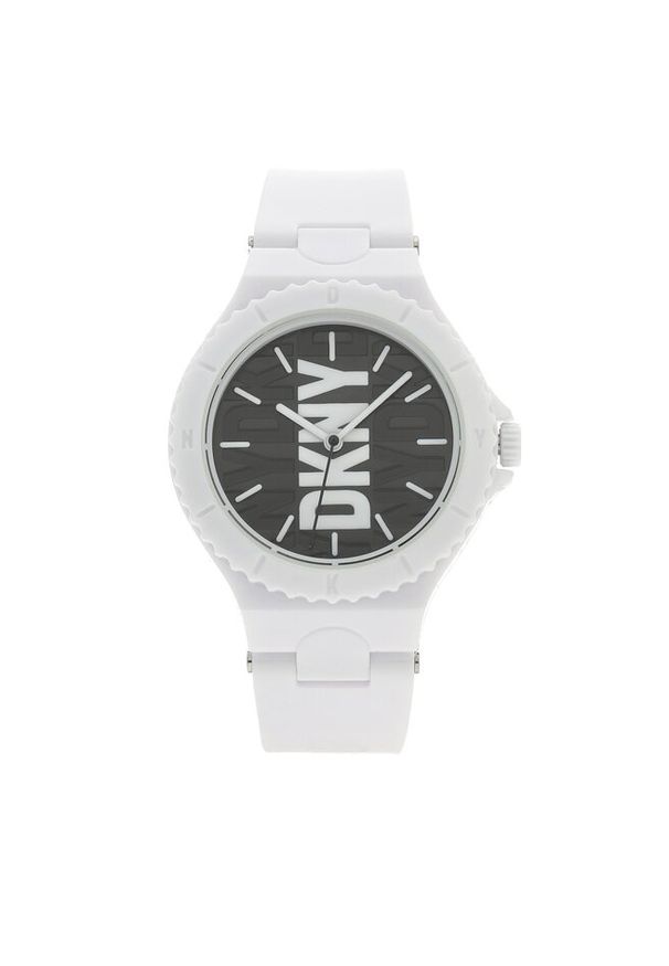 Zegarek DKNY. Kolor: biały